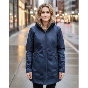 The North Face City Breeze Rain Blue Jacket, Women’s Size Small